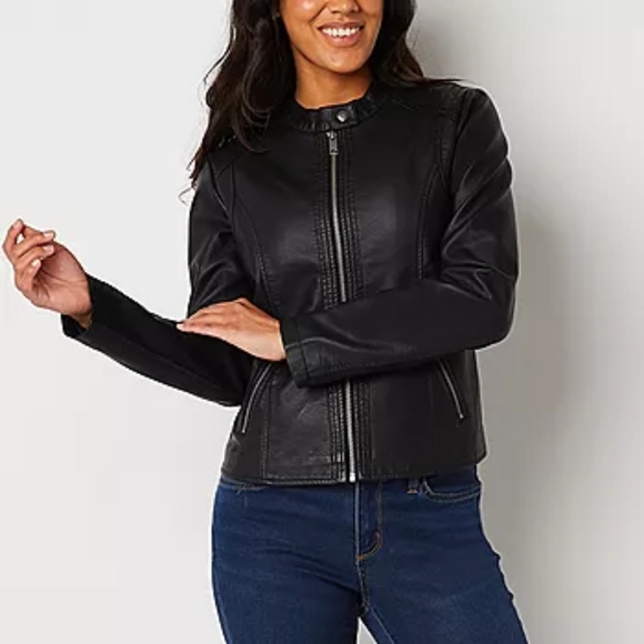 Black leather jacket - Picture 3 of 13